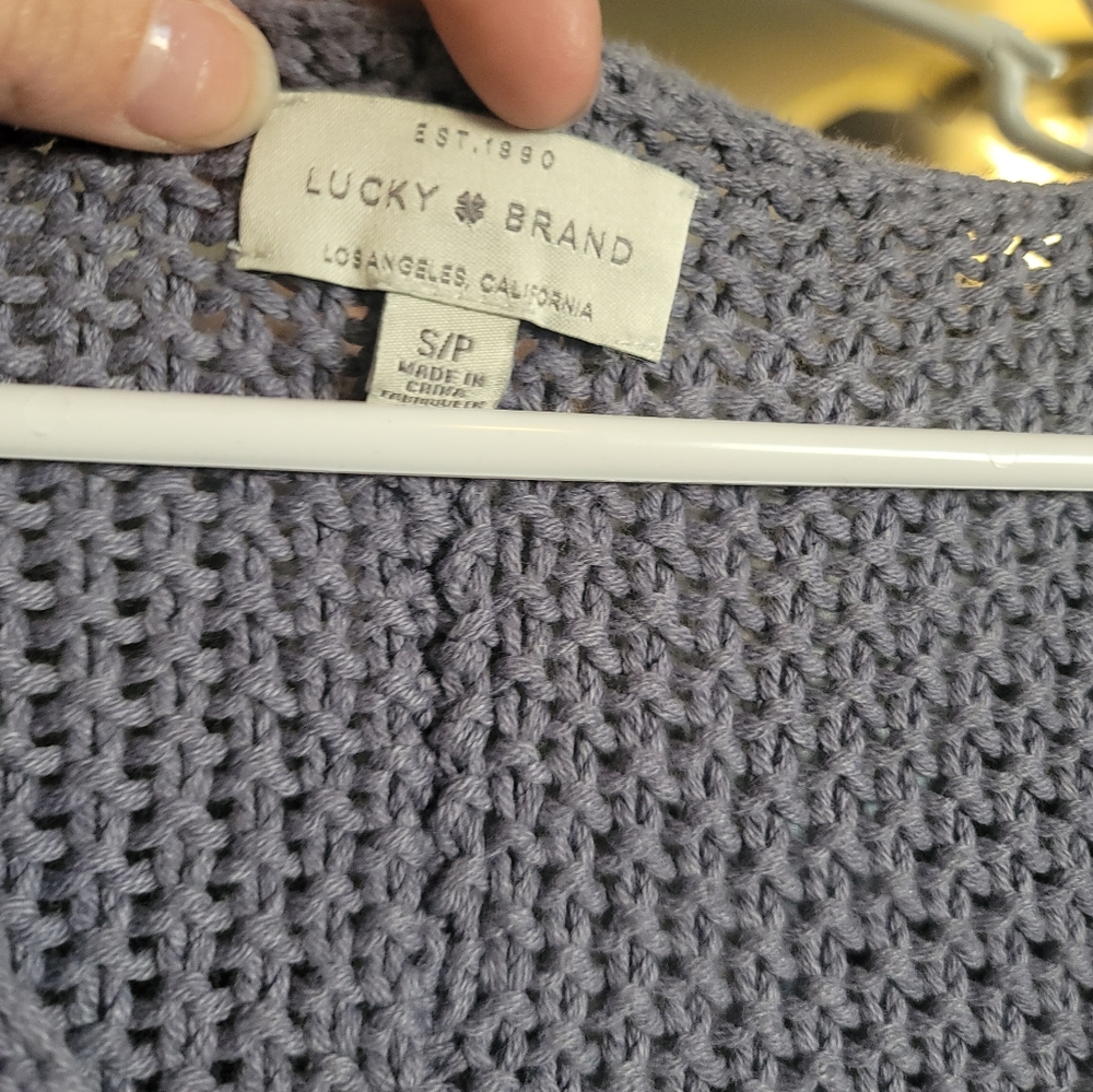 Lucky Brand Small Powder Blue Sweater